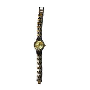 Fossil F2 womens silver, gold watch ES-9441, 2 toned. Needs battery